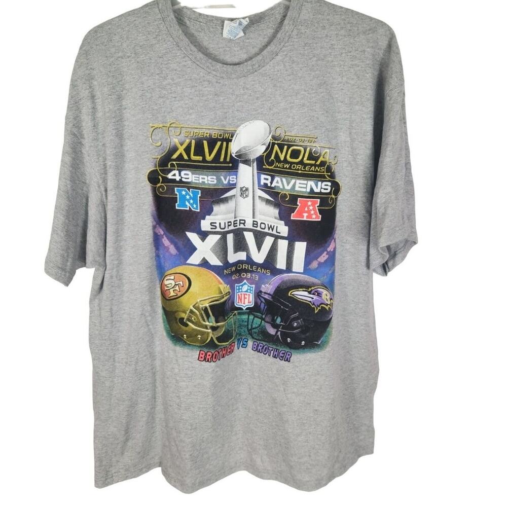 2013 Baltimore Ravens Superbowl T shirt men's 2X